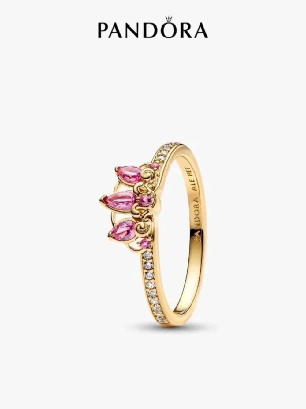 Pandora Rapunzel Sparkling Ring Set - Picture 3 of 3